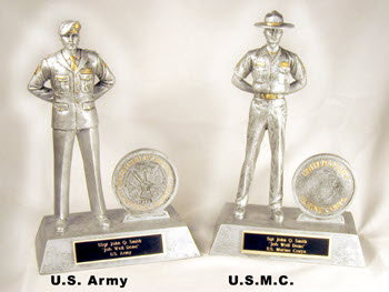 soldiers standing at the rest presentations